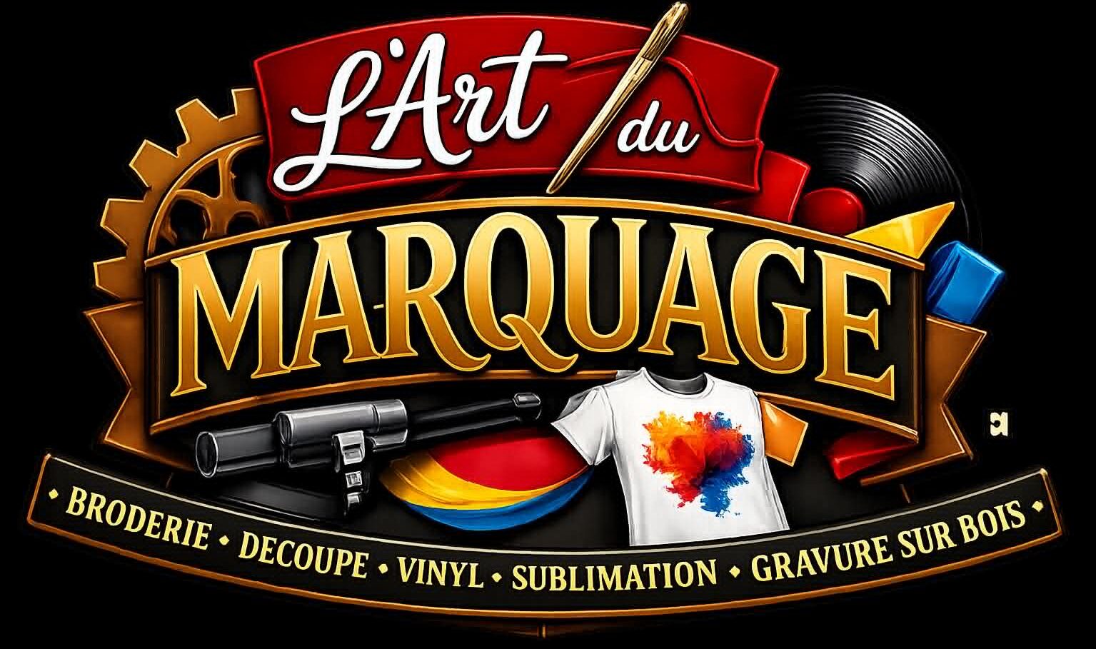 Logo L'Art du Marquage - Personnalisation textile et objets personnalisés