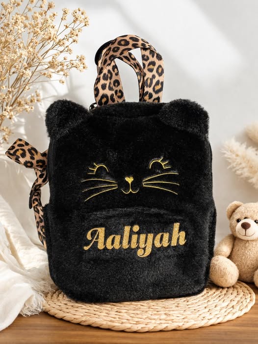 Sac enfant personnalisé Ourson, Panda ou Chat – Image 2